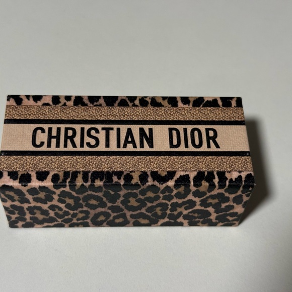 DIOR Mitzah Novelty LIPSTICK HOLDER ※ case only Leopard Animal - NEW - Picture 2 of 6